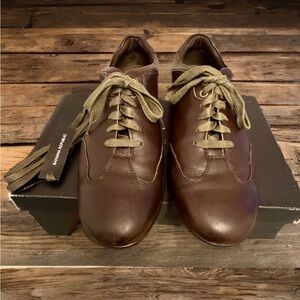 Men’s- Banana Republic Prescott Shoes Brown Leather Lace Up Dress 👞